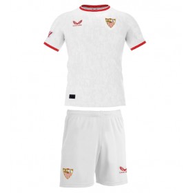 Baby Fußballbekleidung Sevilla Heimtrikot 2024-25 Kurzarm (+ kurze hosen)